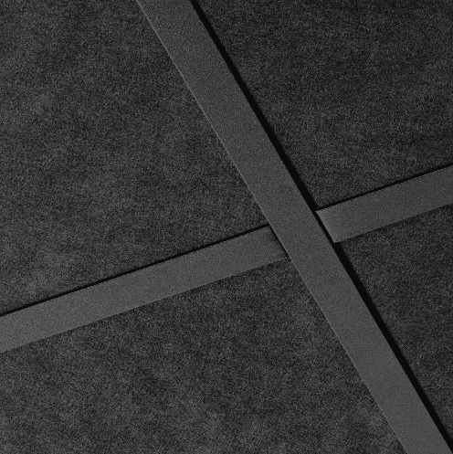 Zwarte plafondplaten panelen zwart plafond plafondprofielen hoeklijn randprofielen hoofdprofielen tussenprofielen